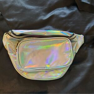 SHEIN Silver Fanny Pack